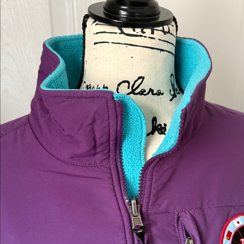 The North Face Purple and Teal Jacket - Picture 3 of 11